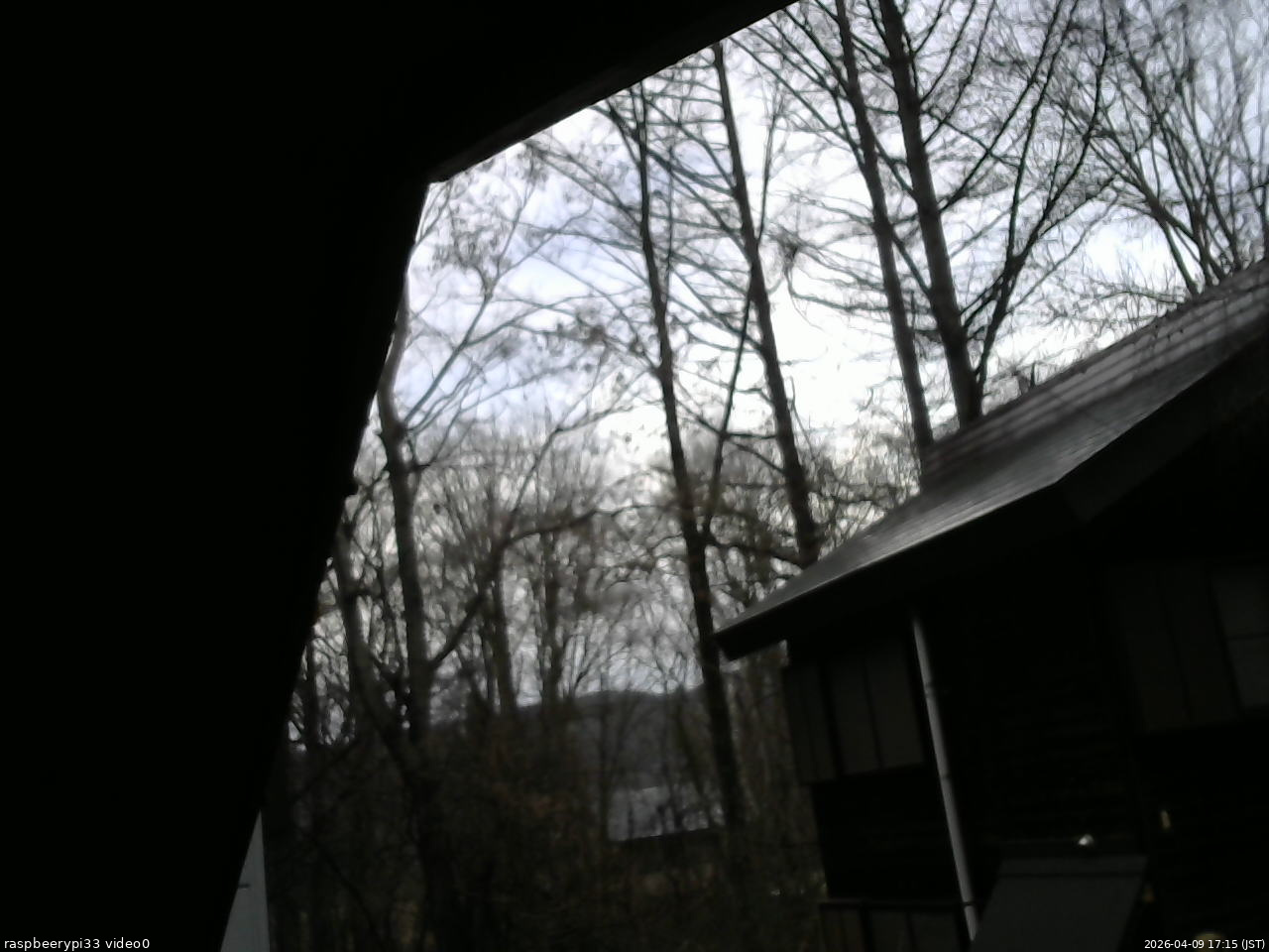 長野県菅平高原 ゆたか山荘 北側 2026/04/09 17:15