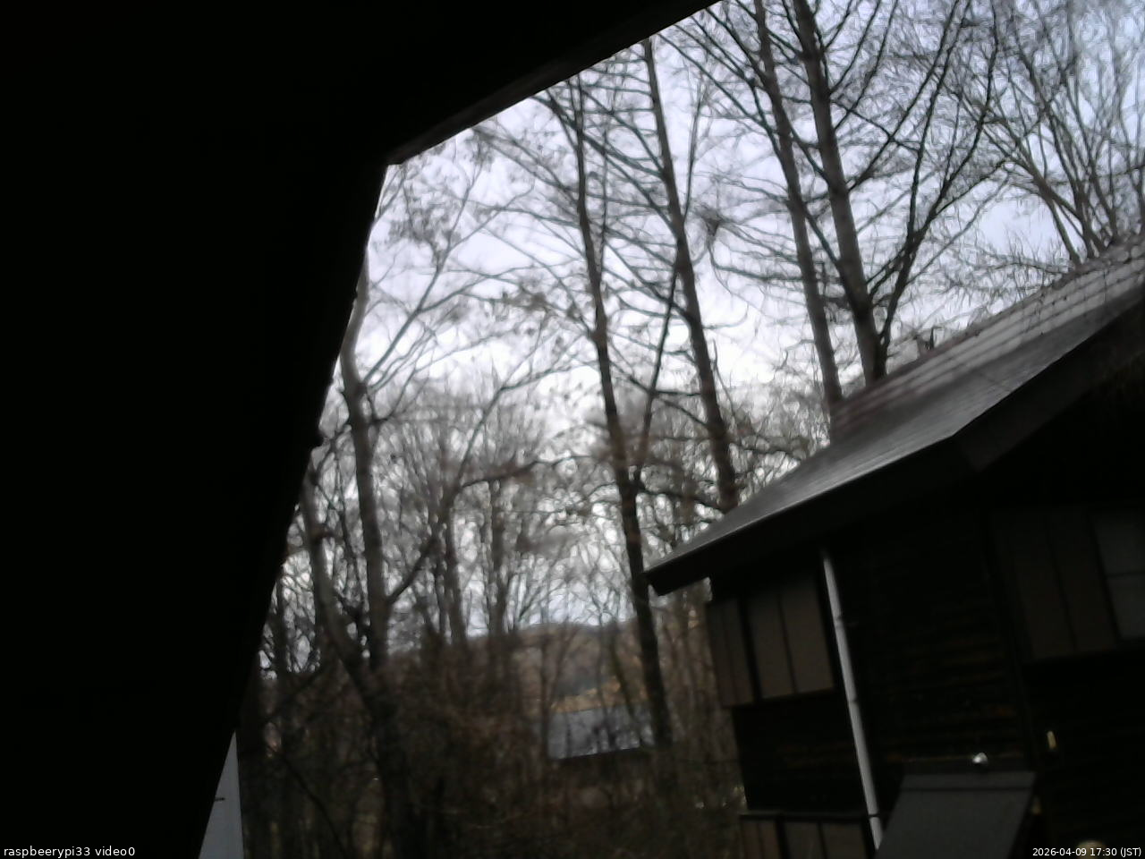 長野県菅平高原 ゆたか山荘 北側 2026/04/09 17:30