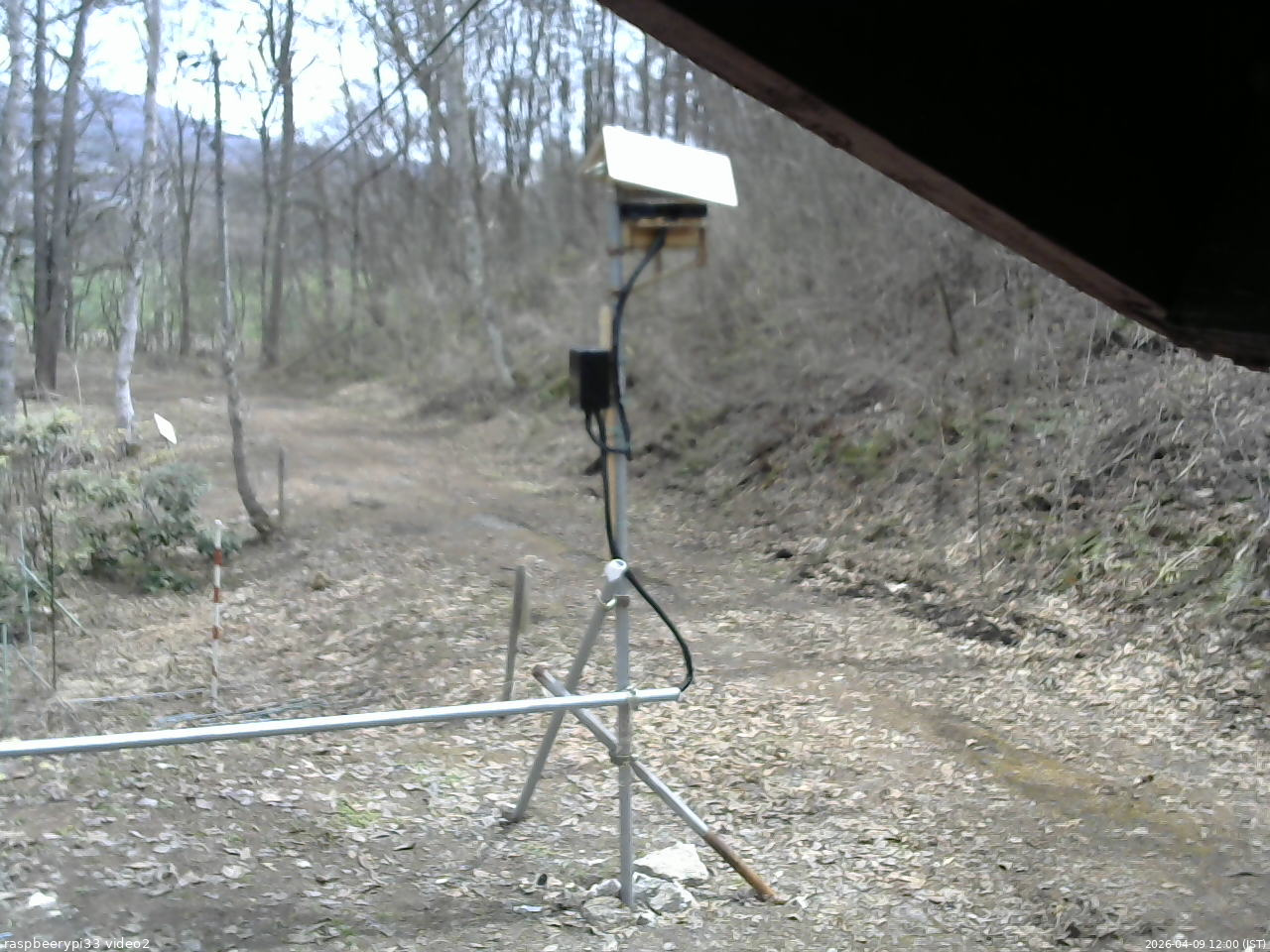 長野県菅平高原 ゆたか山荘 南側 2026/04/09 12:00
