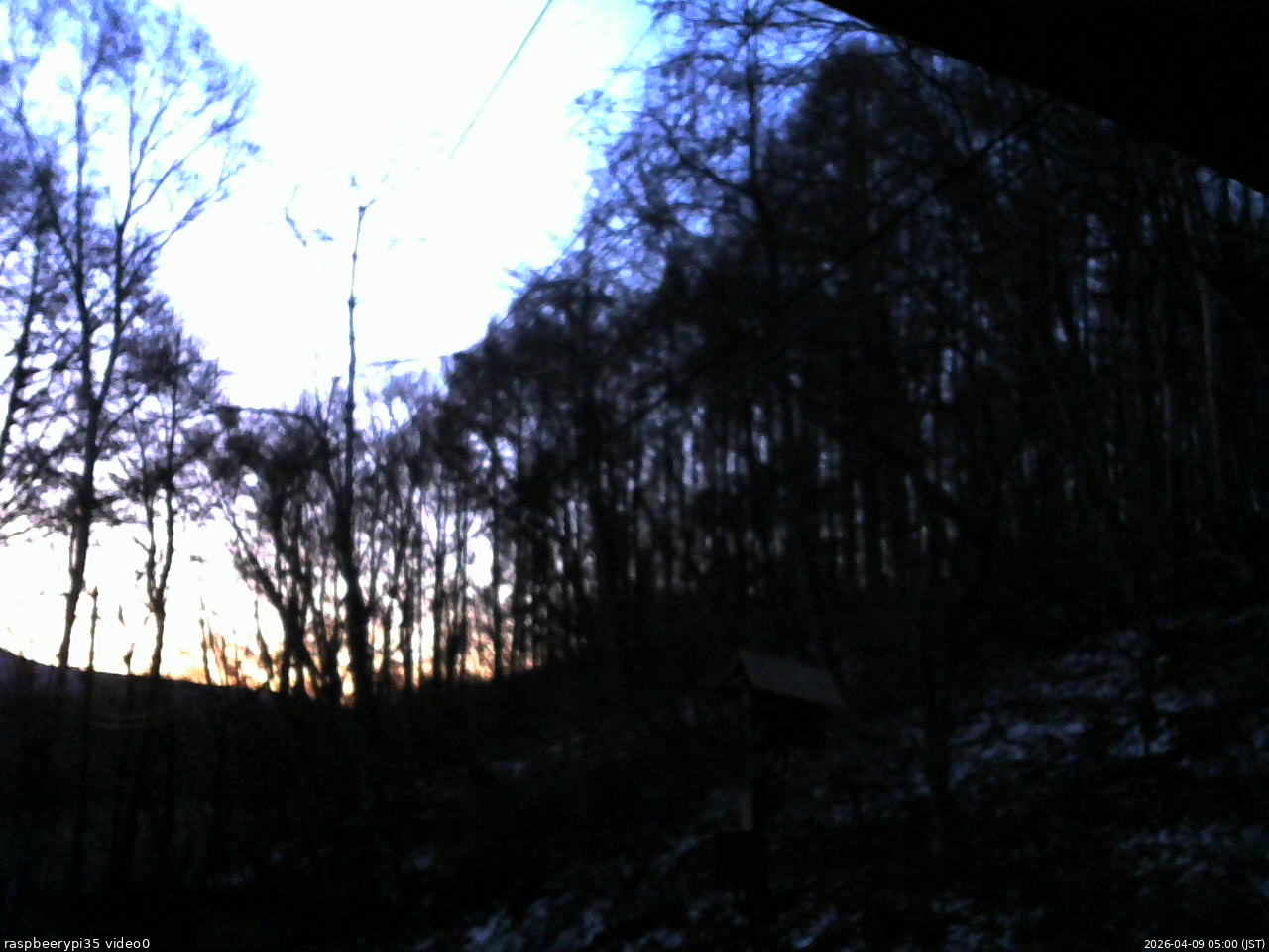 長野県菅平高原 ゆたか山荘 温度計 2026/04/09 05:00