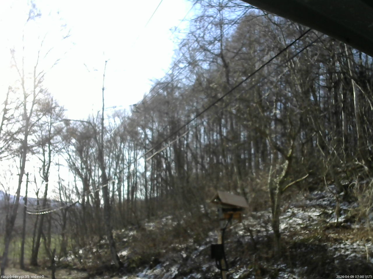 長野県菅平高原 ゆたか山荘 温度計 2026/04/09 07:00