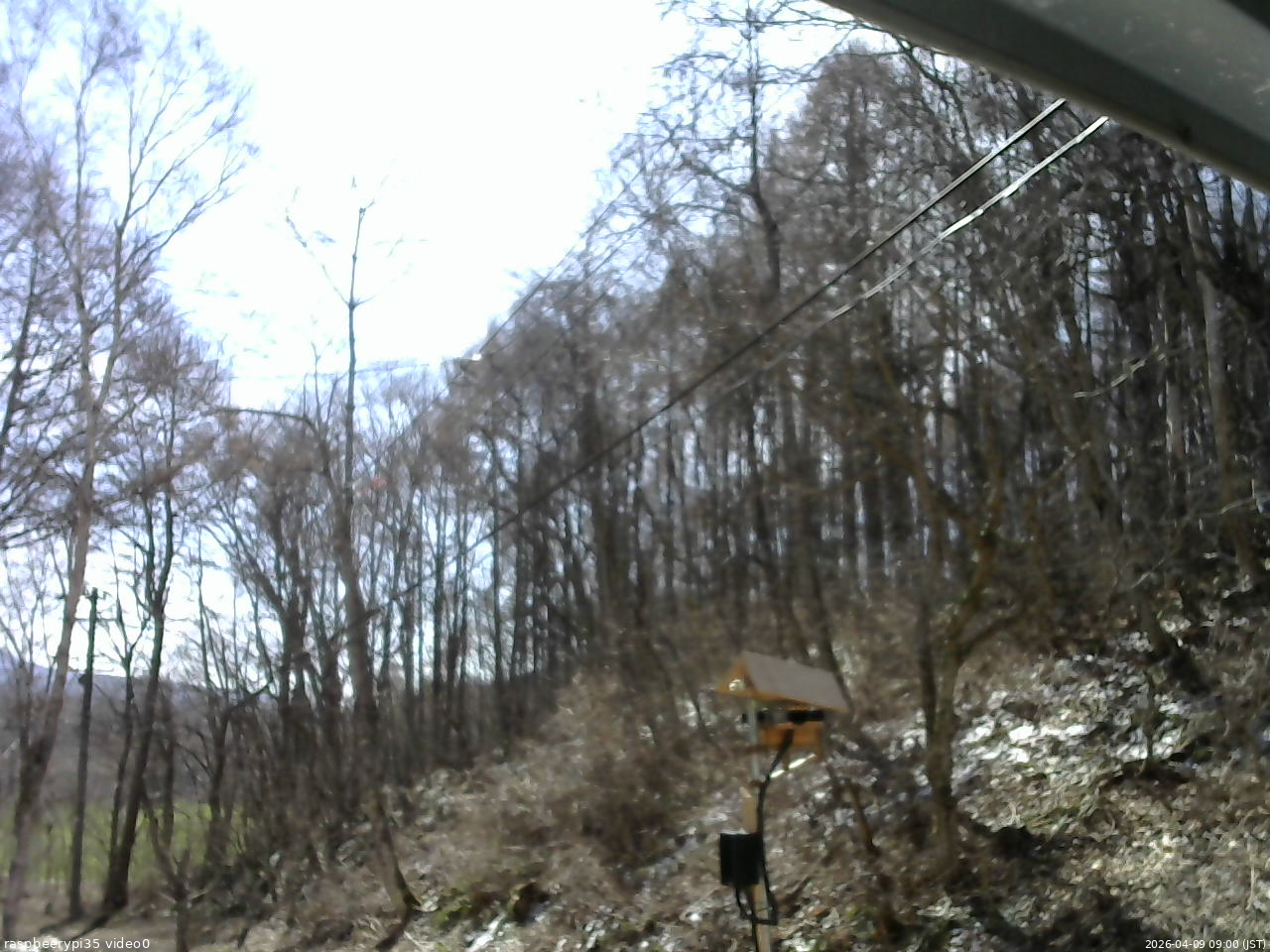 長野県菅平高原 ゆたか山荘 温度計 2026/04/09 09:00