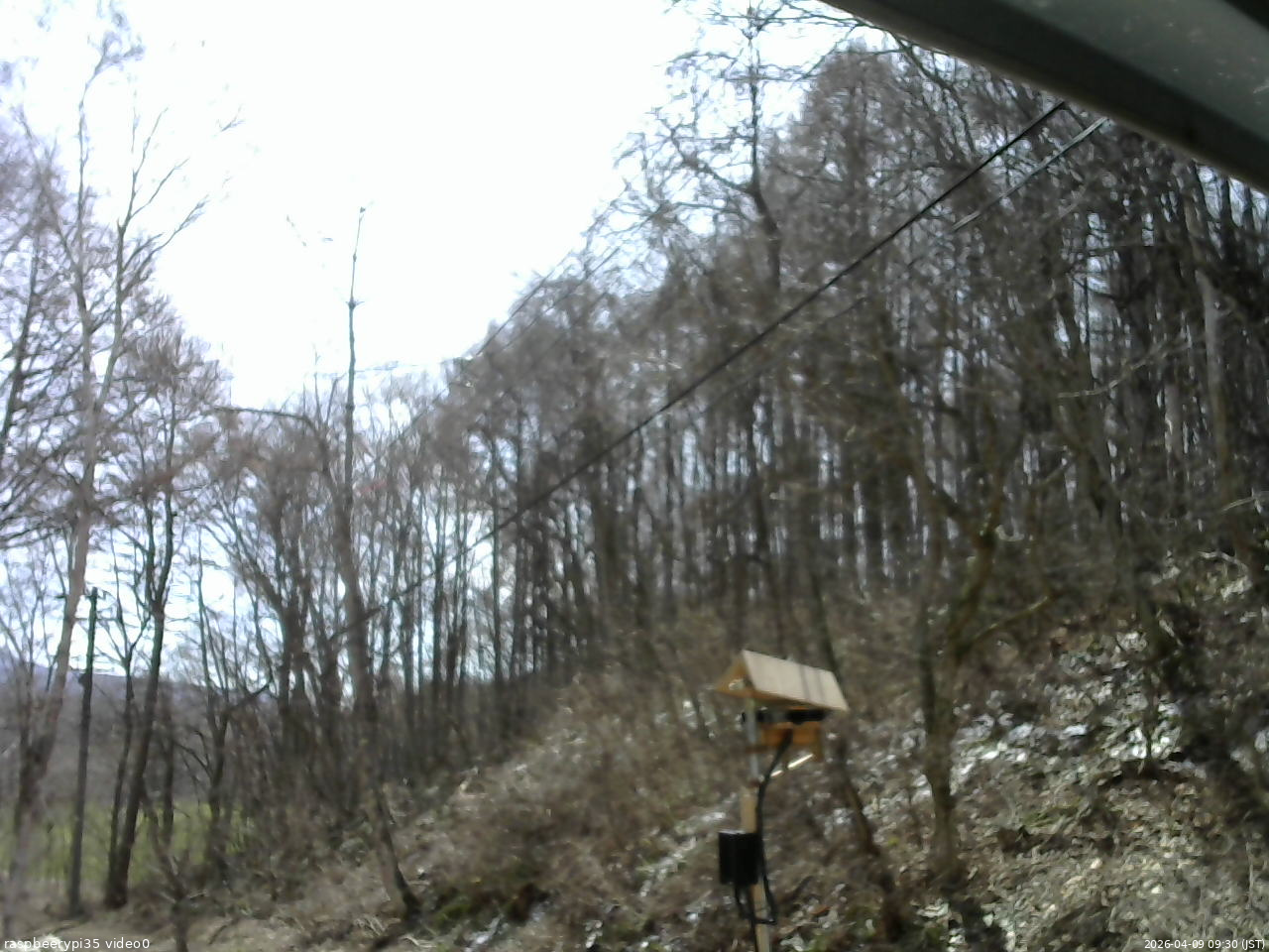 長野県菅平高原 ゆたか山荘 温度計 2026/04/09 09:30