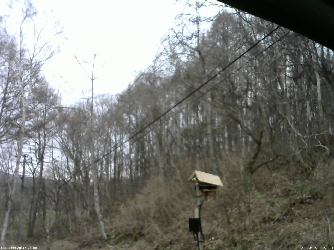 長野県菅平高原 ゆたか山荘 温度計 2026/04/09 14:15