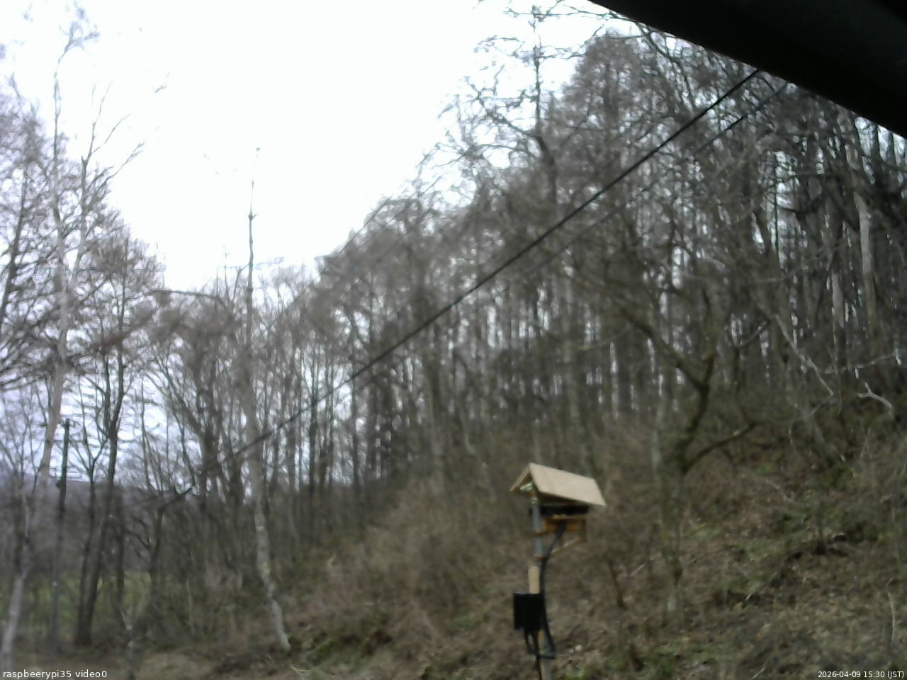 長野県菅平高原 ゆたか山荘 温度計 2026/04/09 15:30