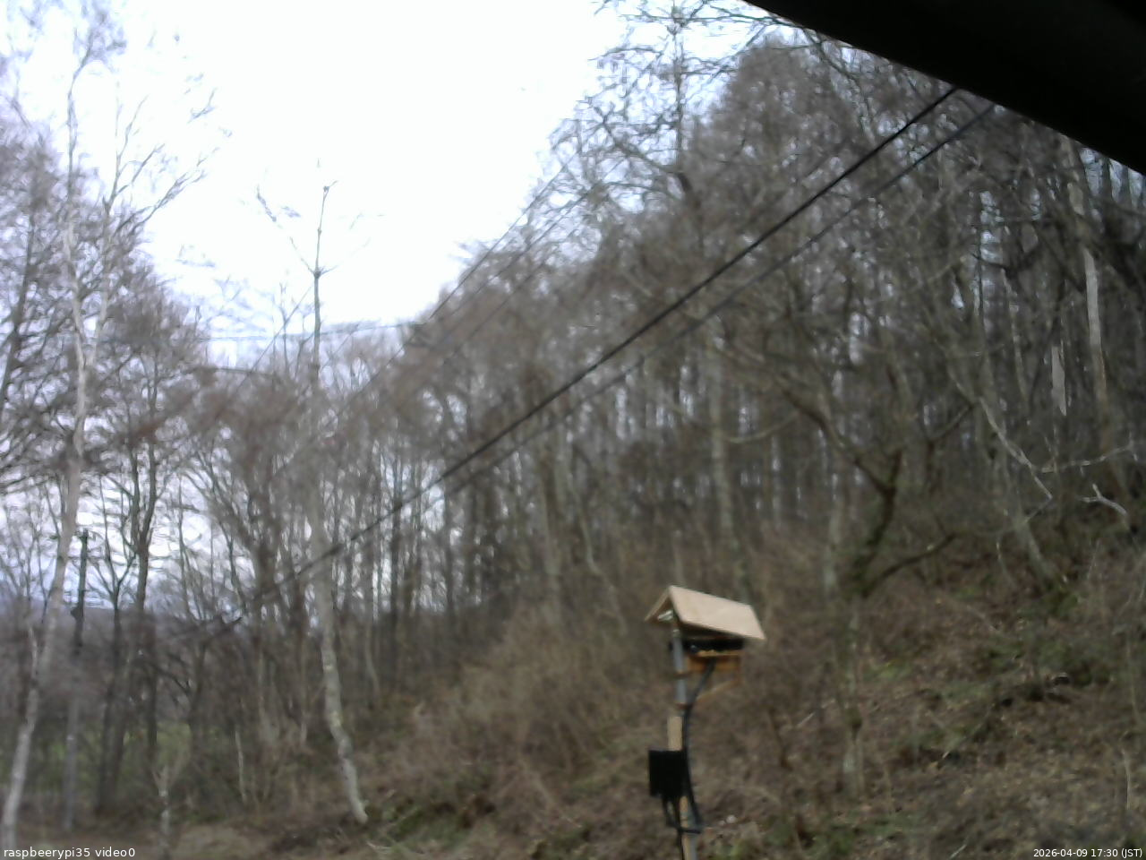 長野県菅平高原 ゆたか山荘 温度計 2026/04/09 17:30