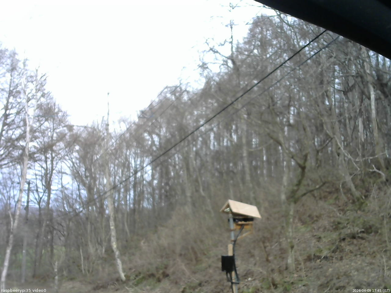 長野県菅平高原 ゆたか山荘 温度計 2026/04/09 17:45
