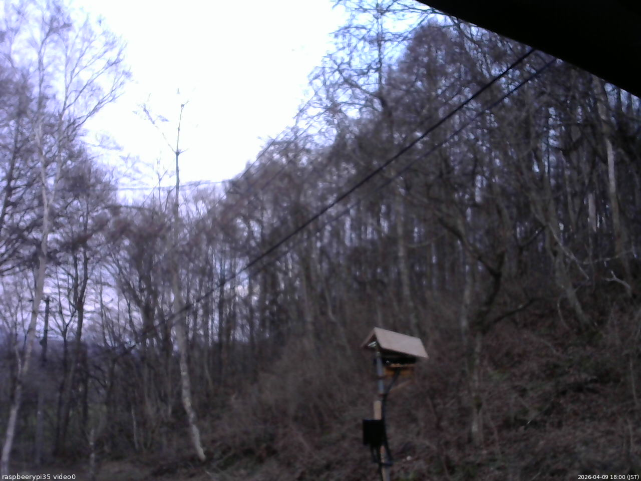 長野県菅平高原 ゆたか山荘 温度計 2026/04/09 18:00