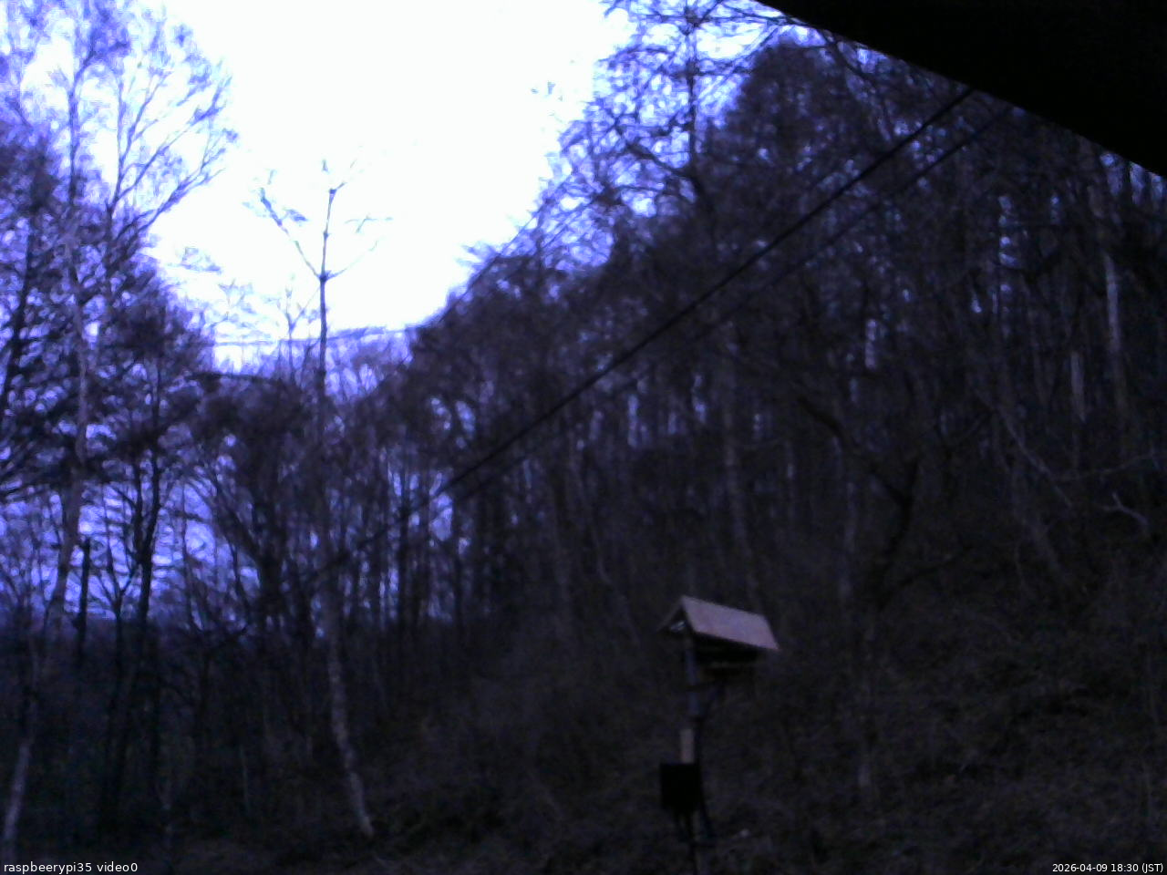 長野県菅平高原 ゆたか山荘 温度計 2026/04/09 18:30