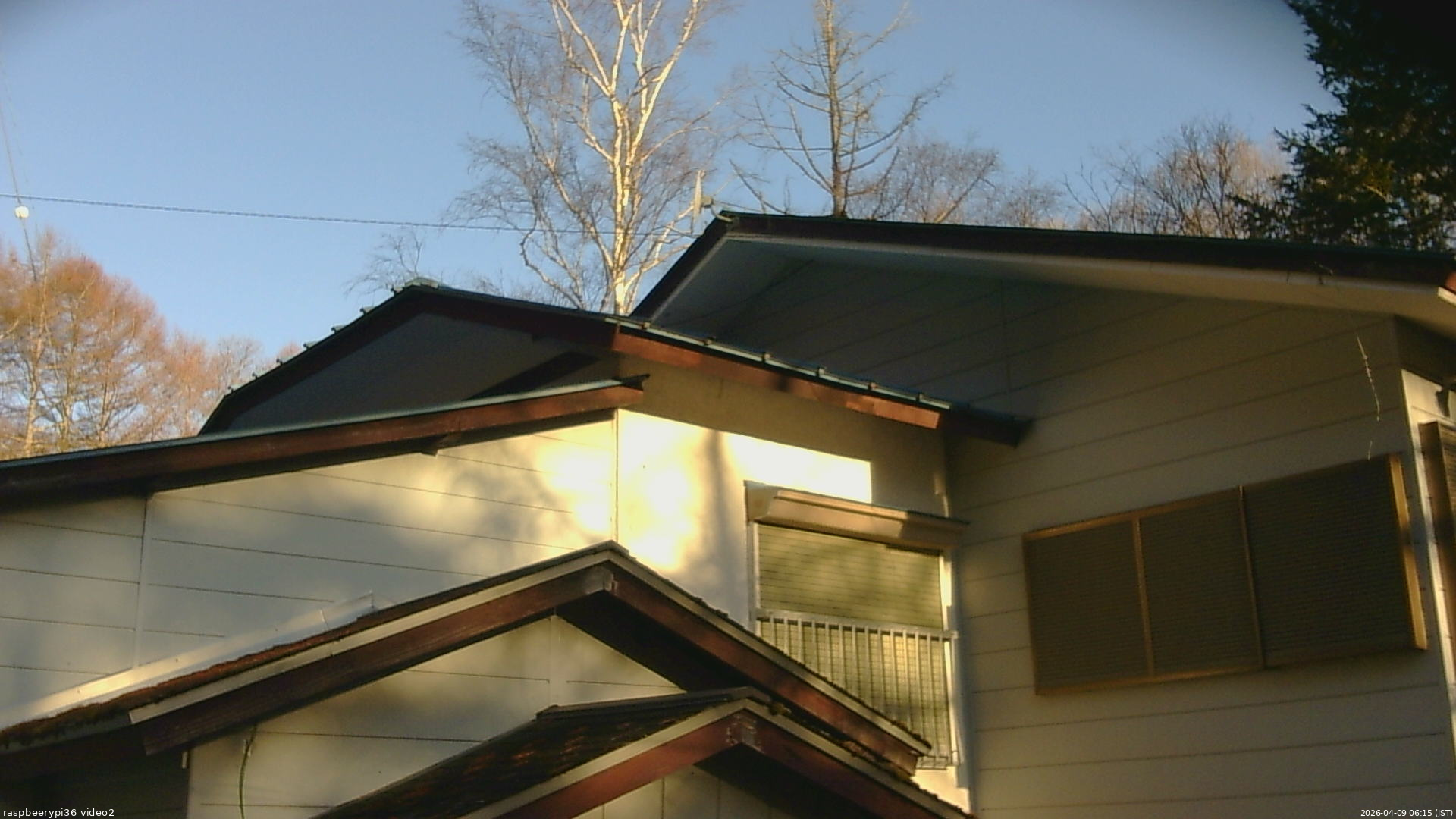 長野県菅平高原 ゆたか山荘 駐車場奥 2026/04/09 06:15