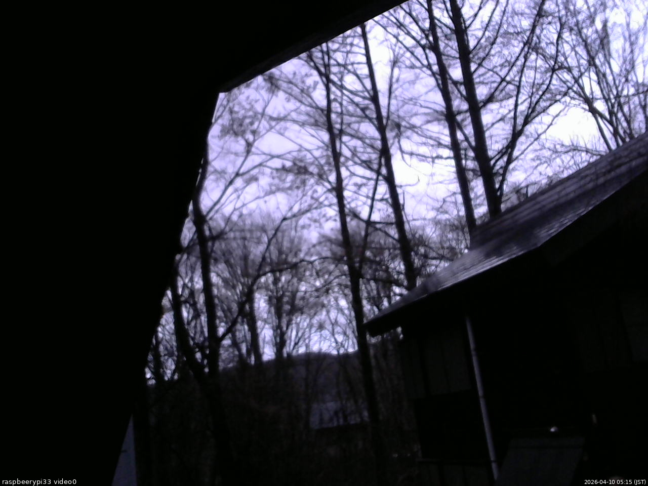 長野県菅平高原 ゆたか山荘 北側 2026/04/10 05:15