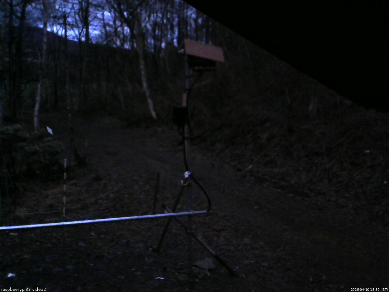 長野県菅平高原 ゆたか山荘 南側 2026/04/10 18:30