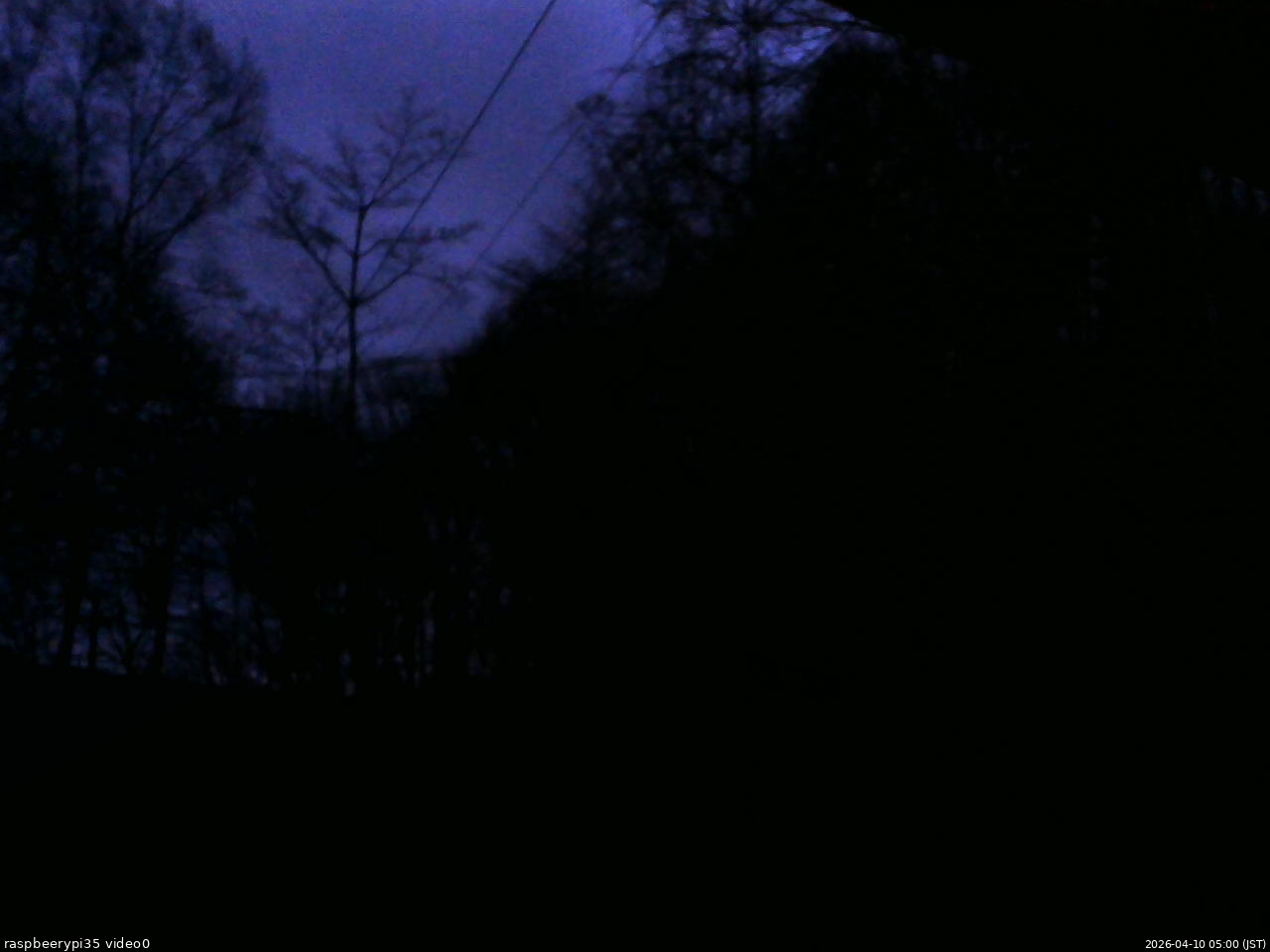 長野県菅平高原 ゆたか山荘 温度計 2026/04/10 05:00