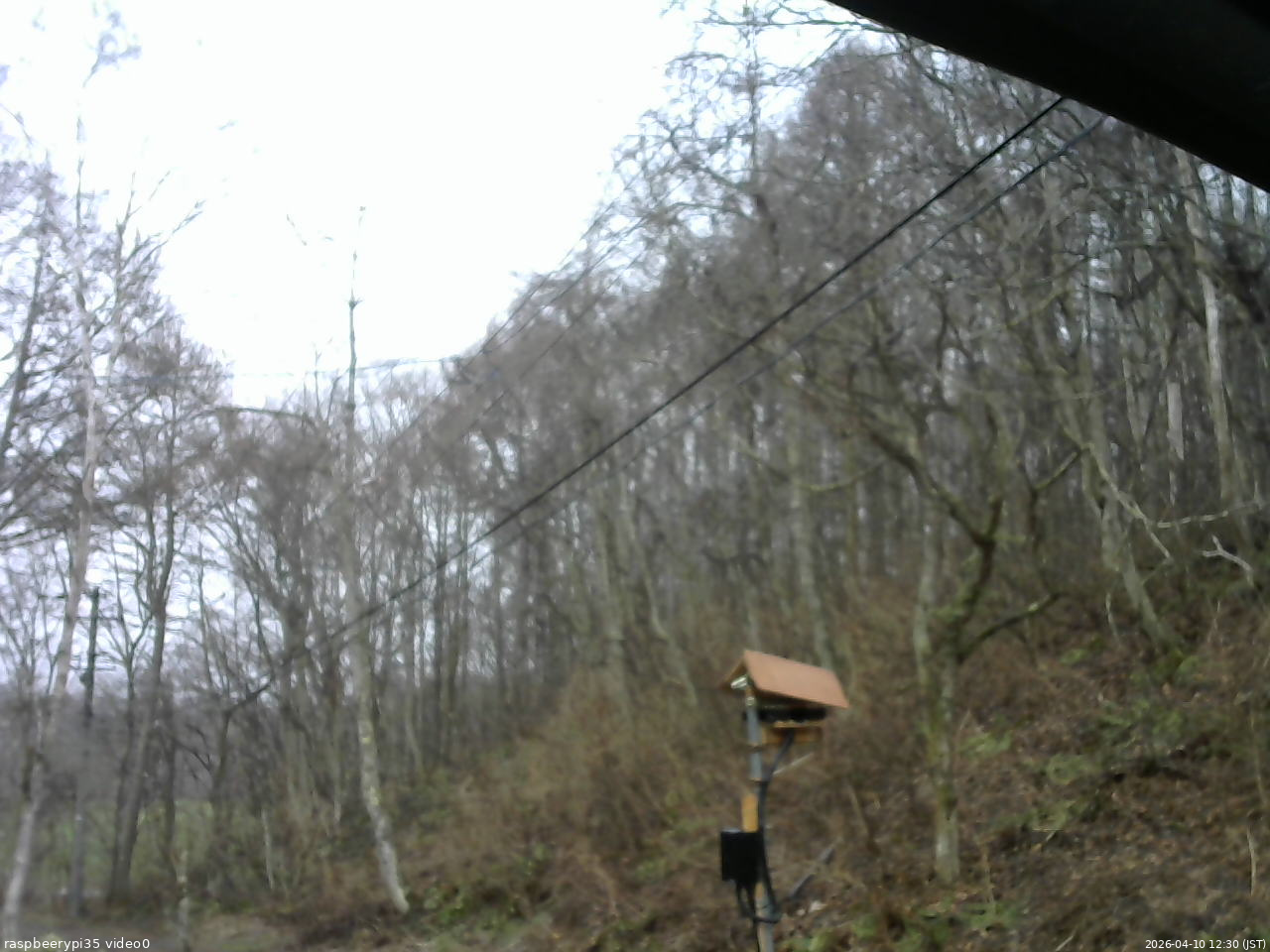 長野県菅平高原 ゆたか山荘 温度計 2026/04/10 12:30