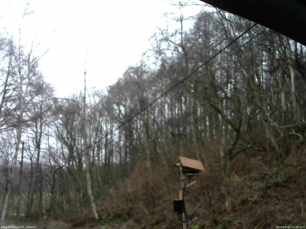 長野県菅平高原 ゆたか山荘 温度計 2026/04/10 13:30