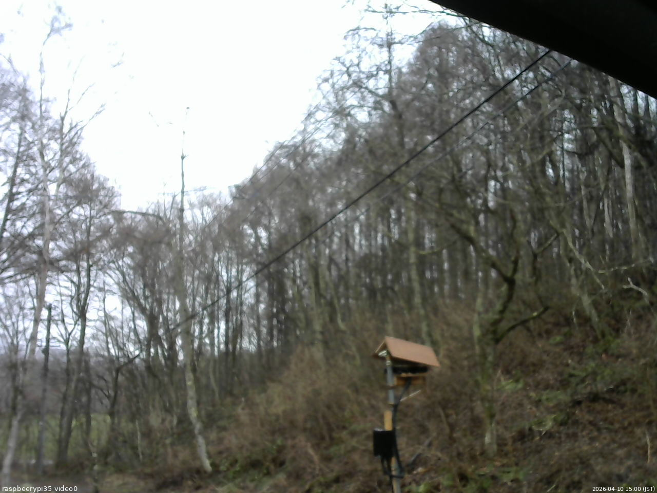 長野県菅平高原 ゆたか山荘 温度計 2026/04/10 15:00