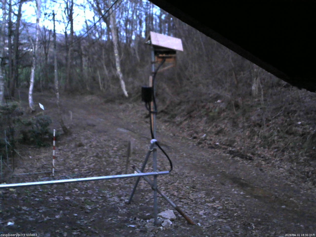 長野県菅平高原 ゆたか山荘 南側 2026/04/11 18:30