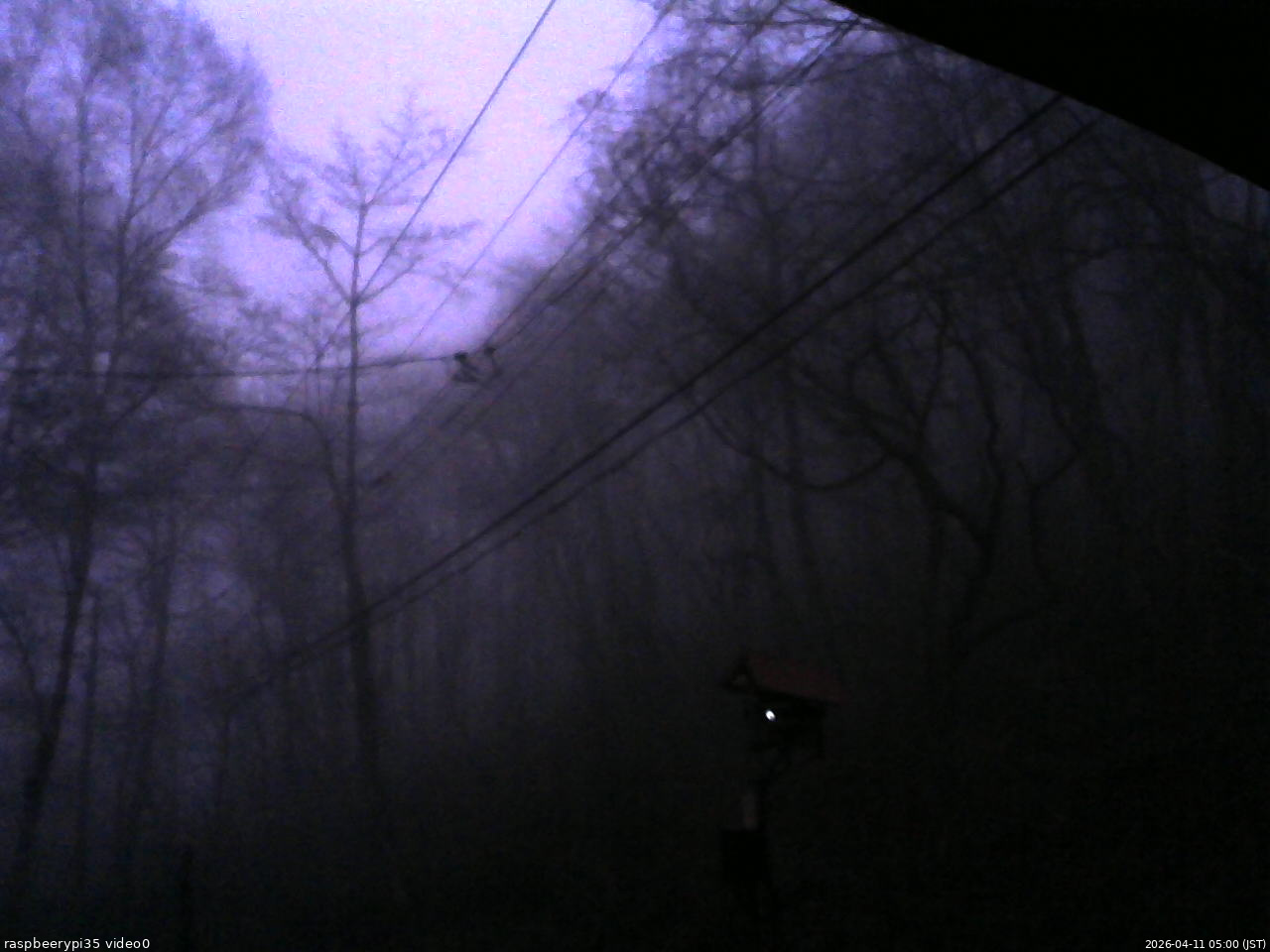 長野県菅平高原 ゆたか山荘 温度計 2026/04/11 05:00