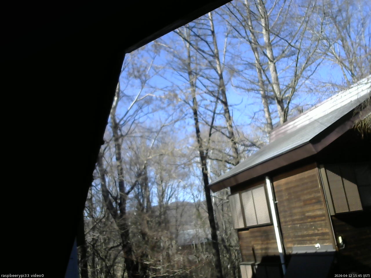 長野県菅平高原 ゆたか山荘 北側 2026/04/12 15:45