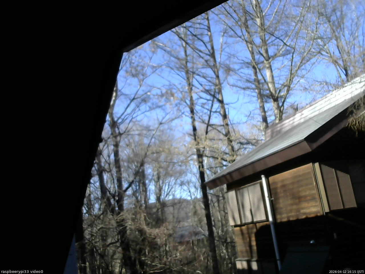 長野県菅平高原 ゆたか山荘 北側 2026/04/12 16:15