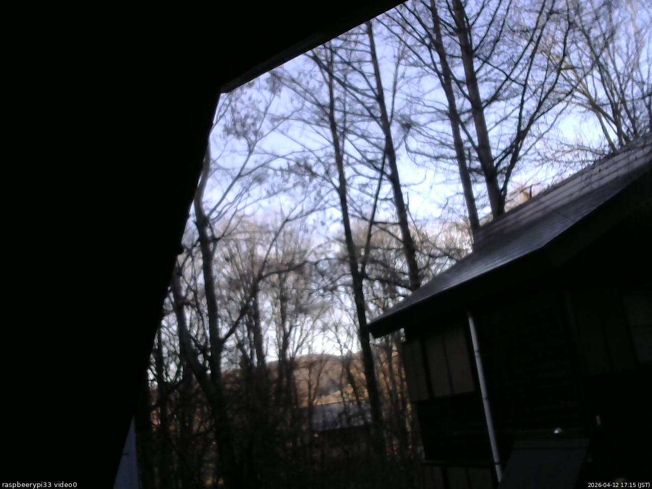 長野県菅平高原 ゆたか山荘 北側 2026/04/12 17:15