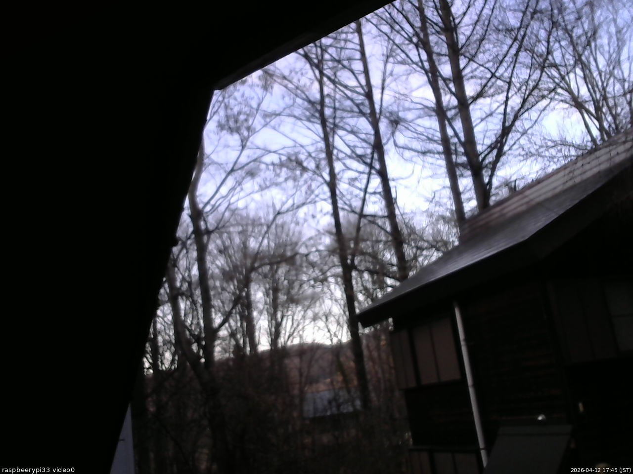 長野県菅平高原 ゆたか山荘 北側 2026/04/12 17:45