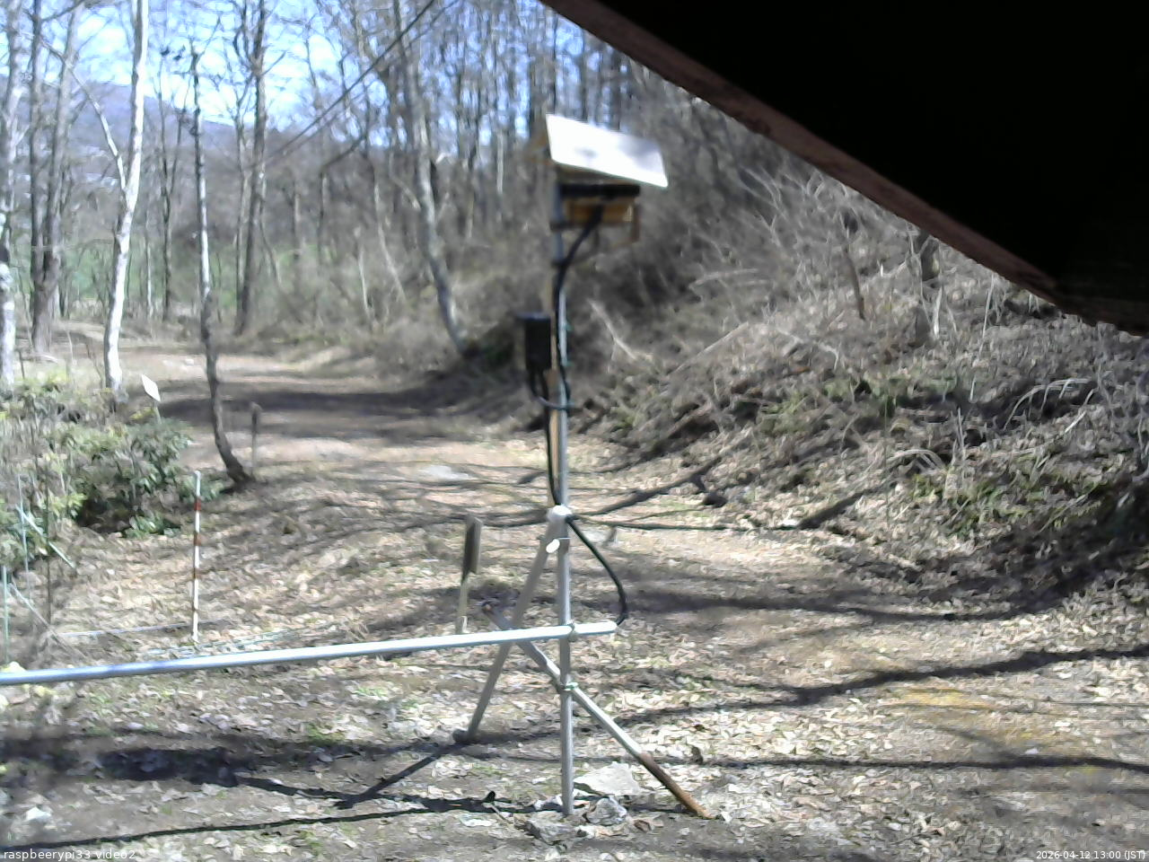 長野県菅平高原 ゆたか山荘 南側 2026/04/12 13:00