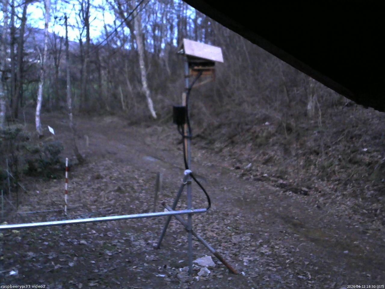 長野県菅平高原 ゆたか山荘 南側 2026/04/12 18:30