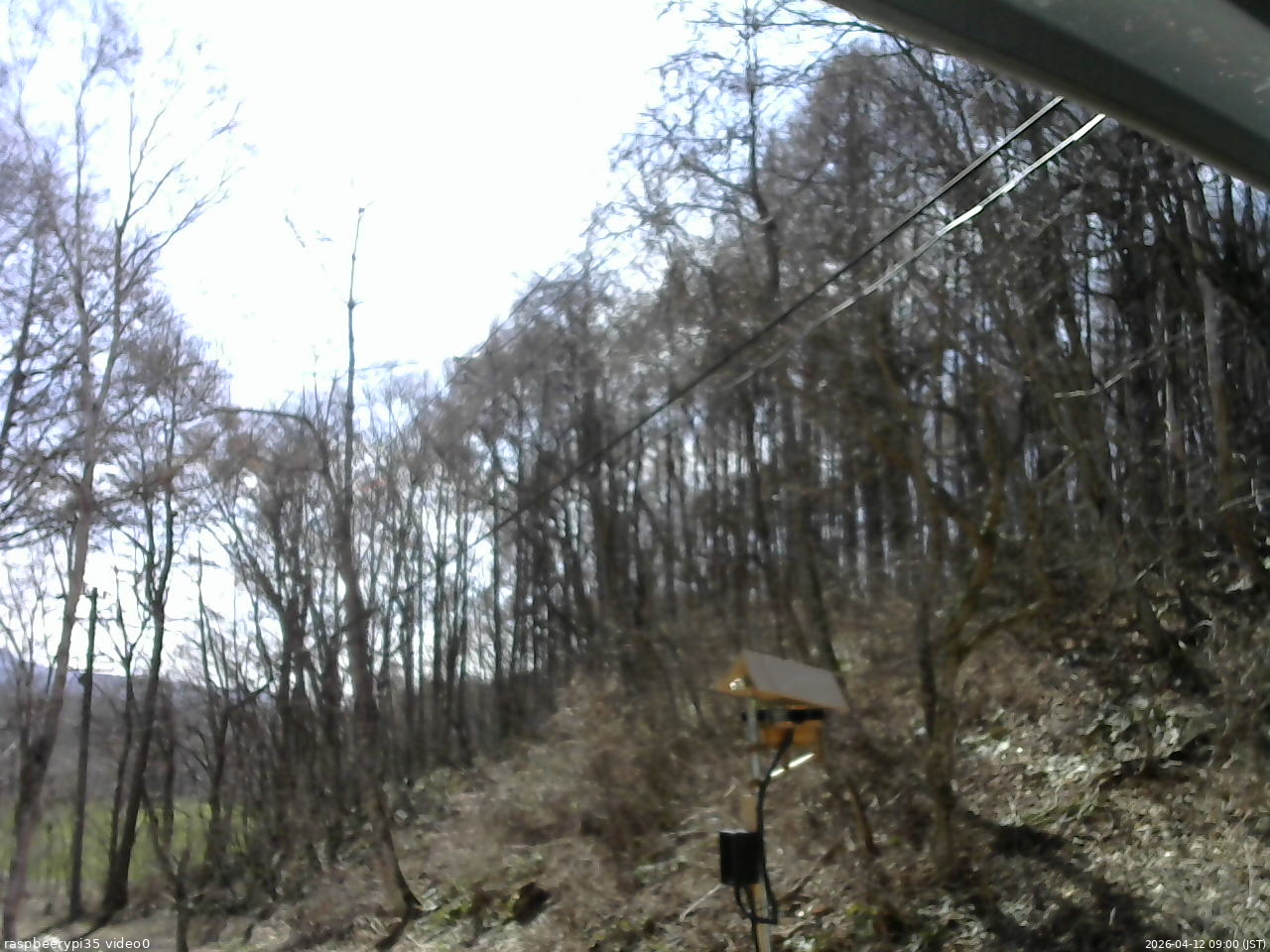 長野県菅平高原 ゆたか山荘 温度計 2026/04/12 09:00