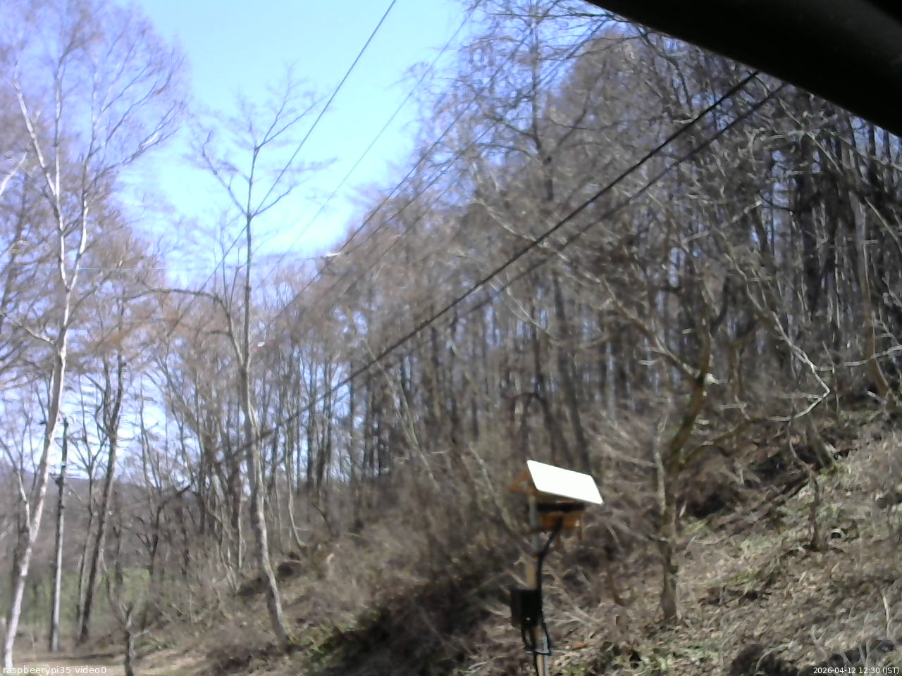 長野県菅平高原 ゆたか山荘 温度計 2026/04/12 12:30