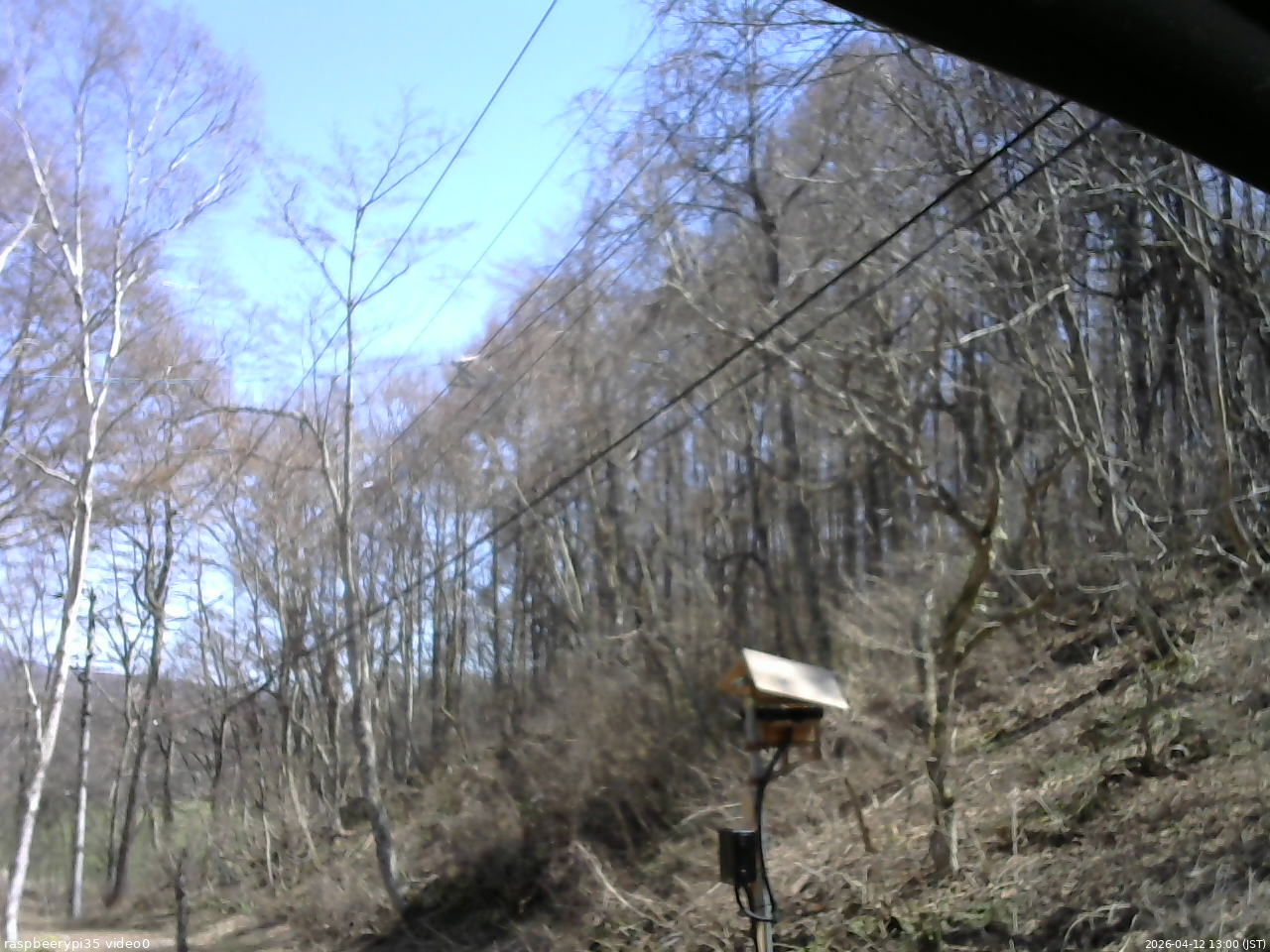 長野県菅平高原 ゆたか山荘 温度計 2026/04/12 13:00