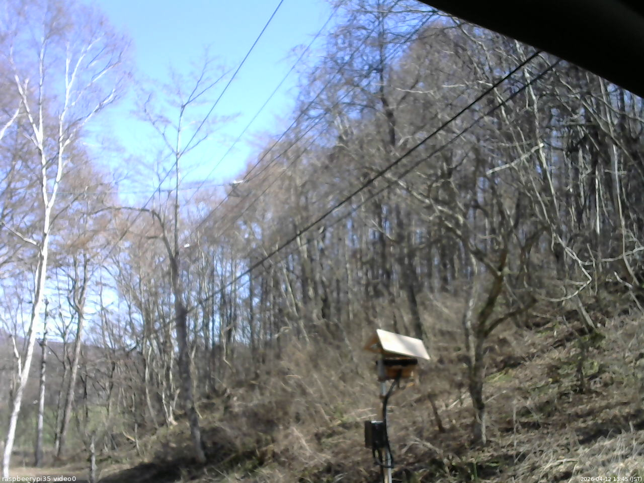 長野県菅平高原 ゆたか山荘 温度計 2026/04/12 13:45