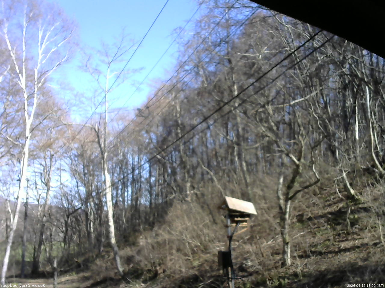 長野県菅平高原 ゆたか山荘 温度計 2026/04/12 15:00