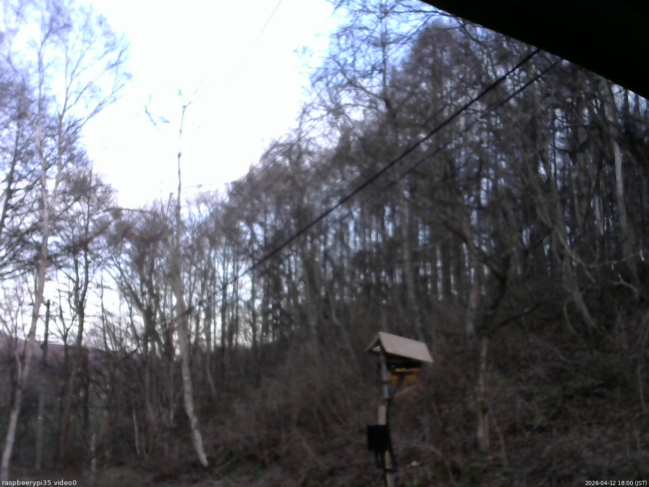 長野県菅平高原 ゆたか山荘 温度計 2026/04/12 18:00