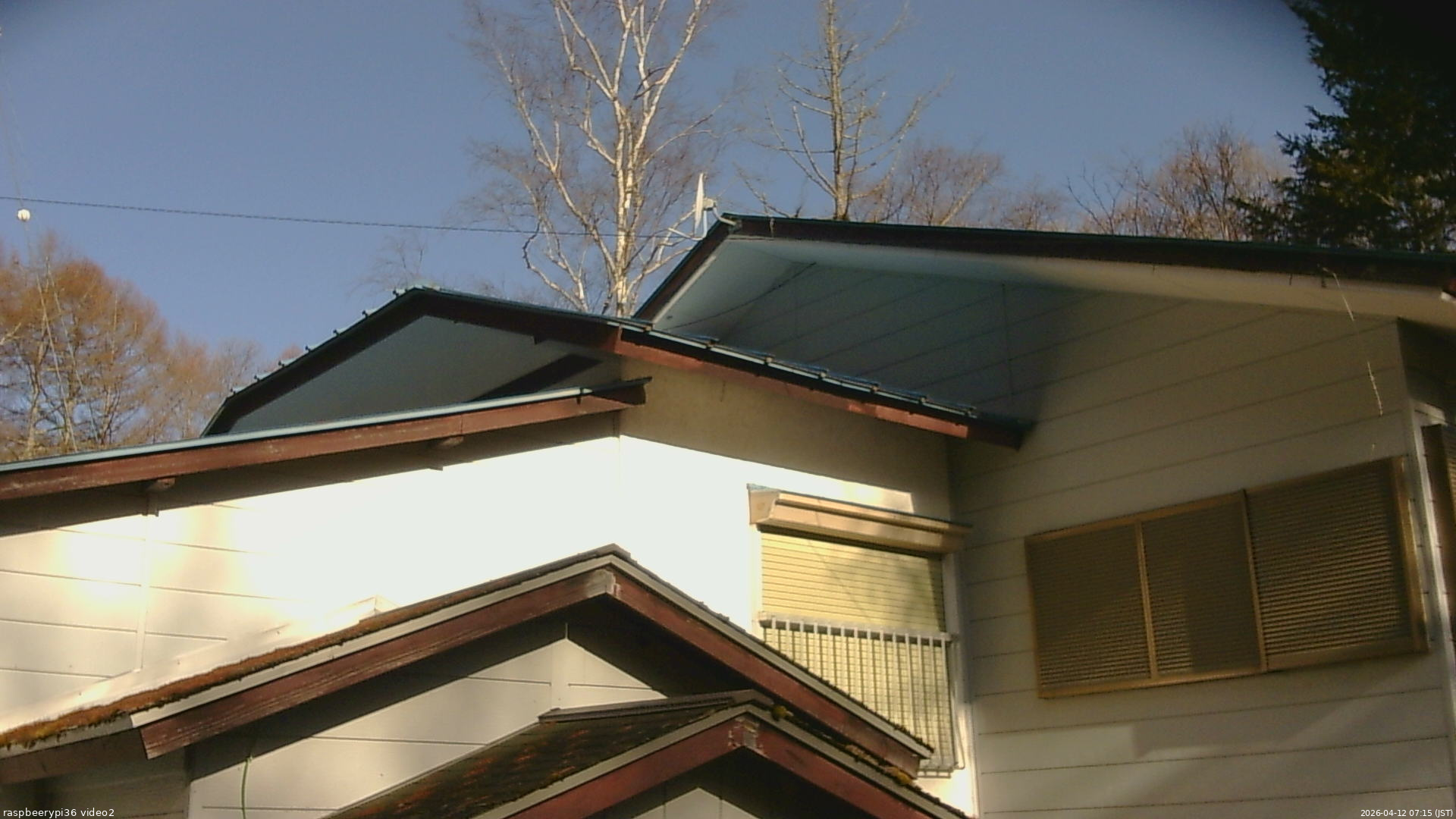 長野県菅平高原 ゆたか山荘 駐車場奥 2026/04/12 07:15