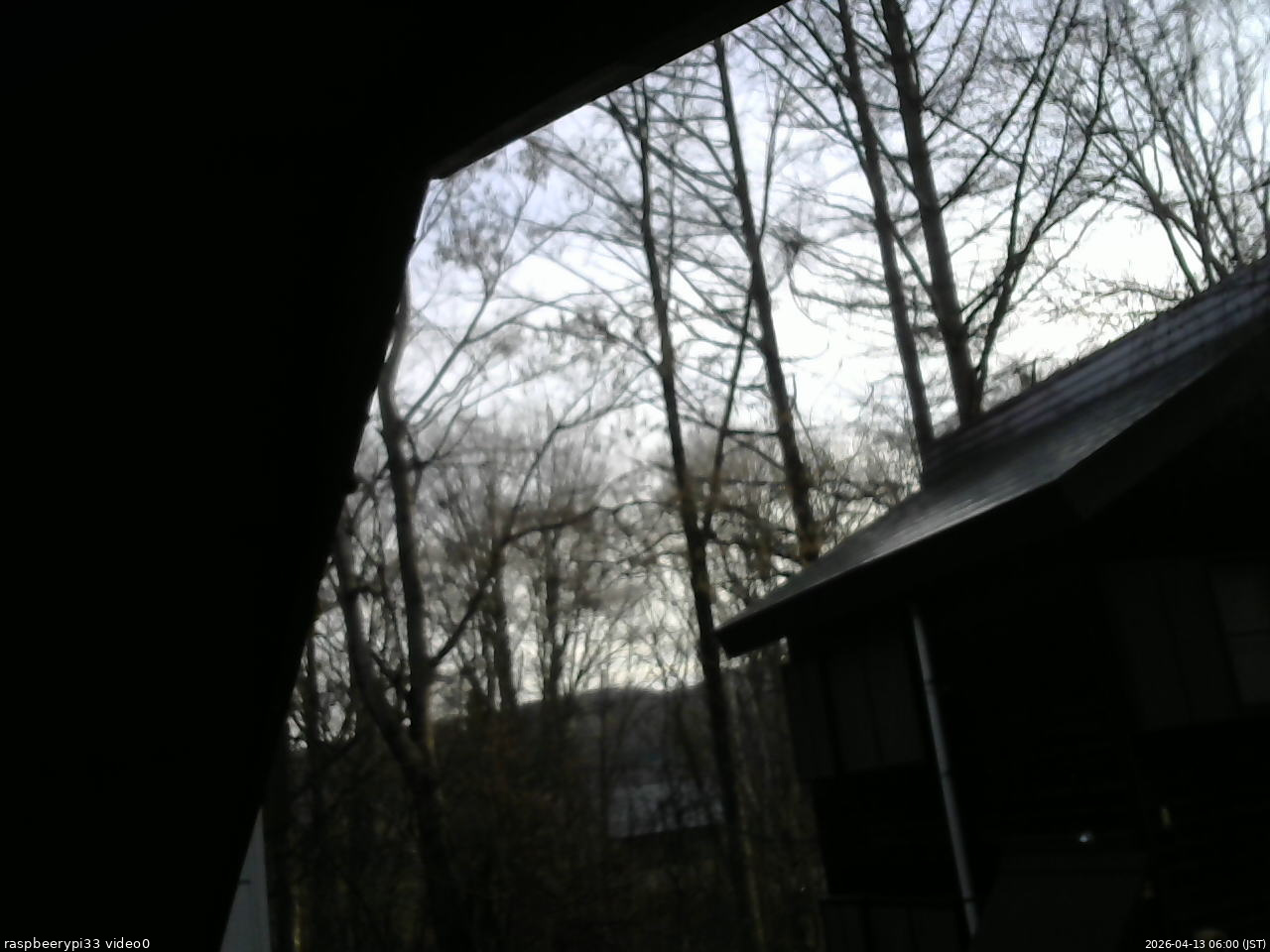 長野県菅平高原 ゆたか山荘 北側 2026/04/13 06:00