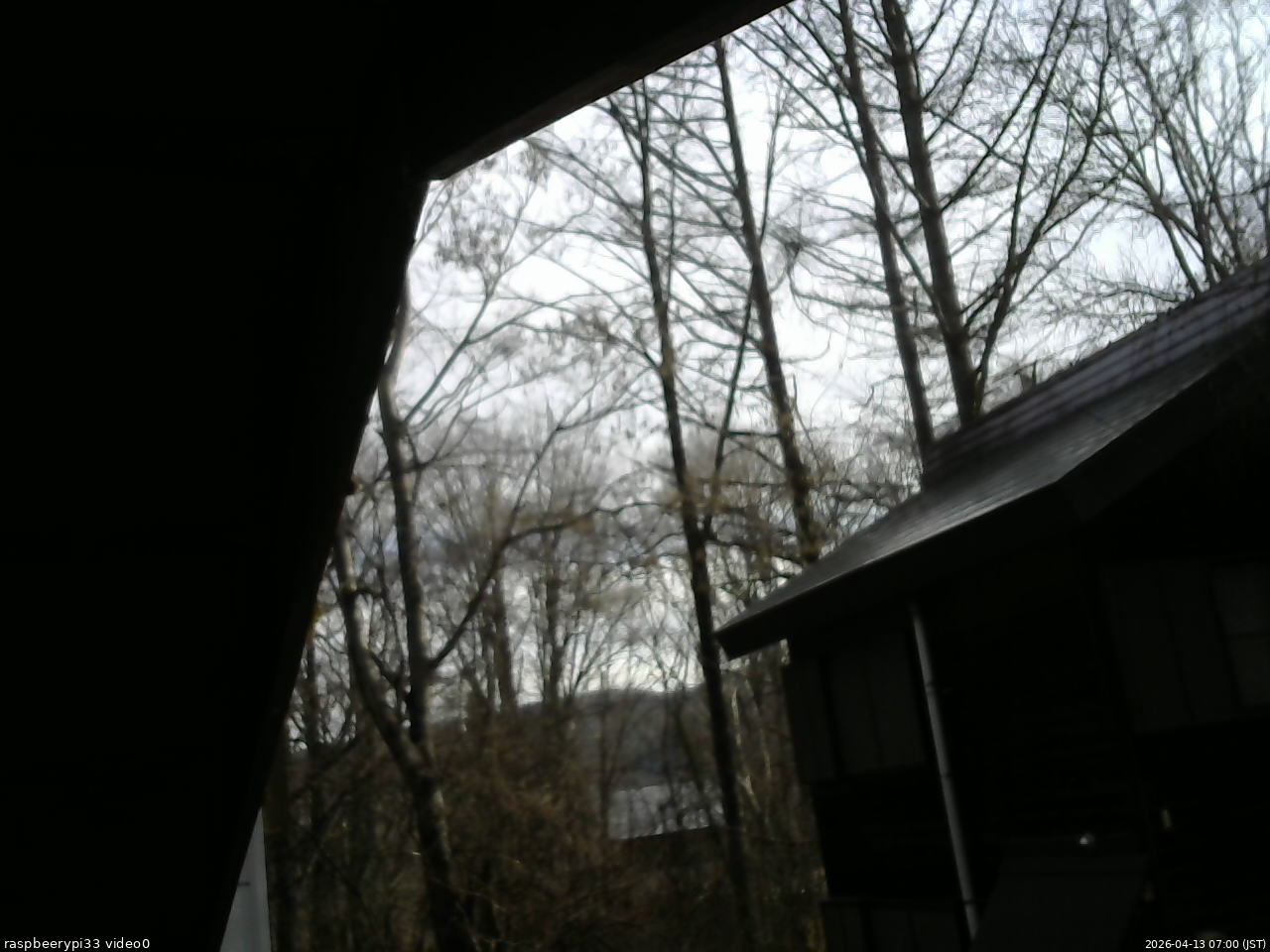 長野県菅平高原 ゆたか山荘 北側 2026/04/13 07:00