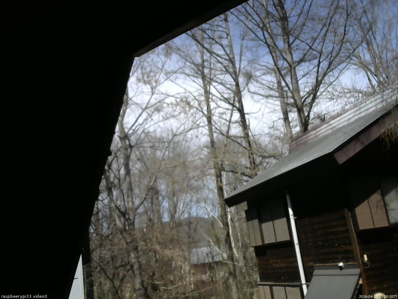 長野県菅平高原 ゆたか山荘 北側 2026/04/13 13:30