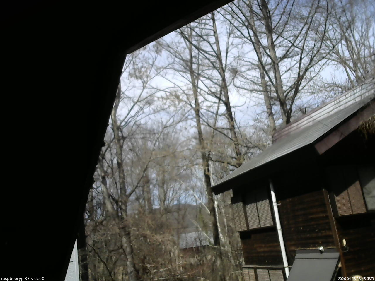 長野県菅平高原 ゆたか山荘 北側 2026/04/13 13:45