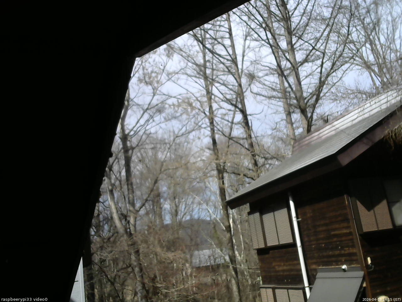 長野県菅平高原 ゆたか山荘 北側 2026/04/13 14:15