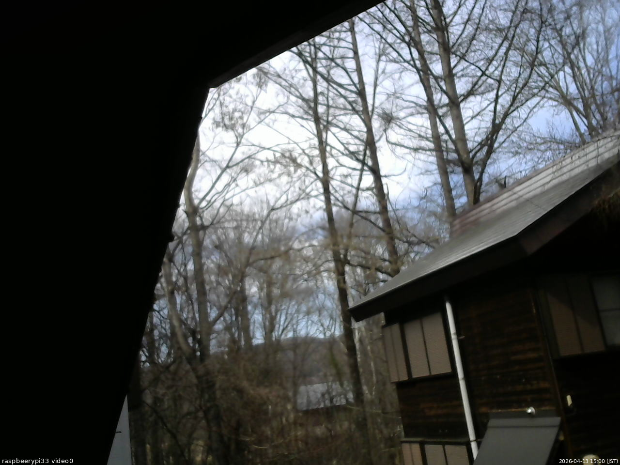 長野県菅平高原 ゆたか山荘 北側 2026/04/13 15:00