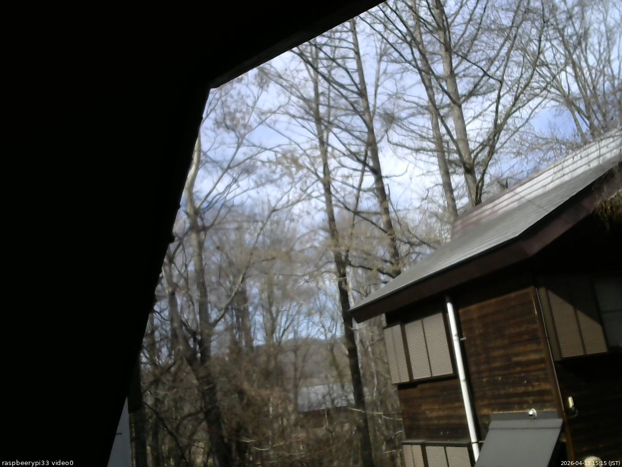 長野県菅平高原 ゆたか山荘 北側 2026/04/13 15:15