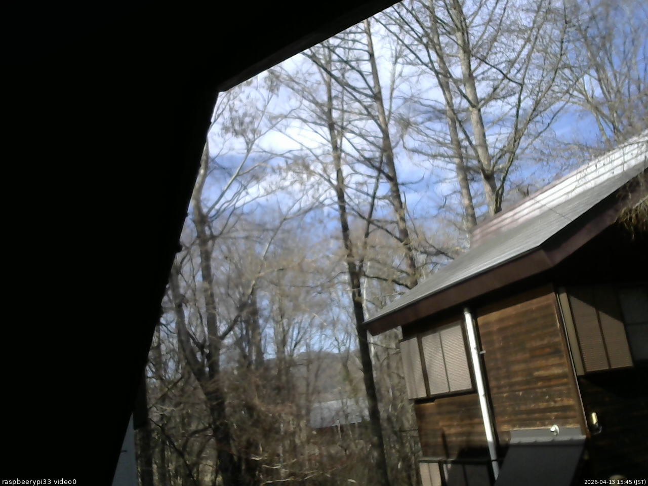 長野県菅平高原 ゆたか山荘 北側 2026/04/13 15:45