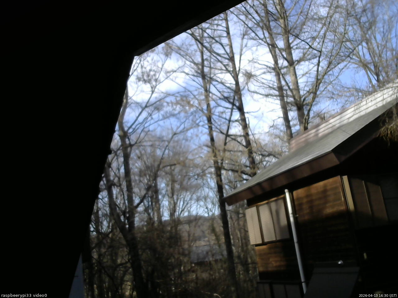 長野県菅平高原 ゆたか山荘 北側 2026/04/13 16:30