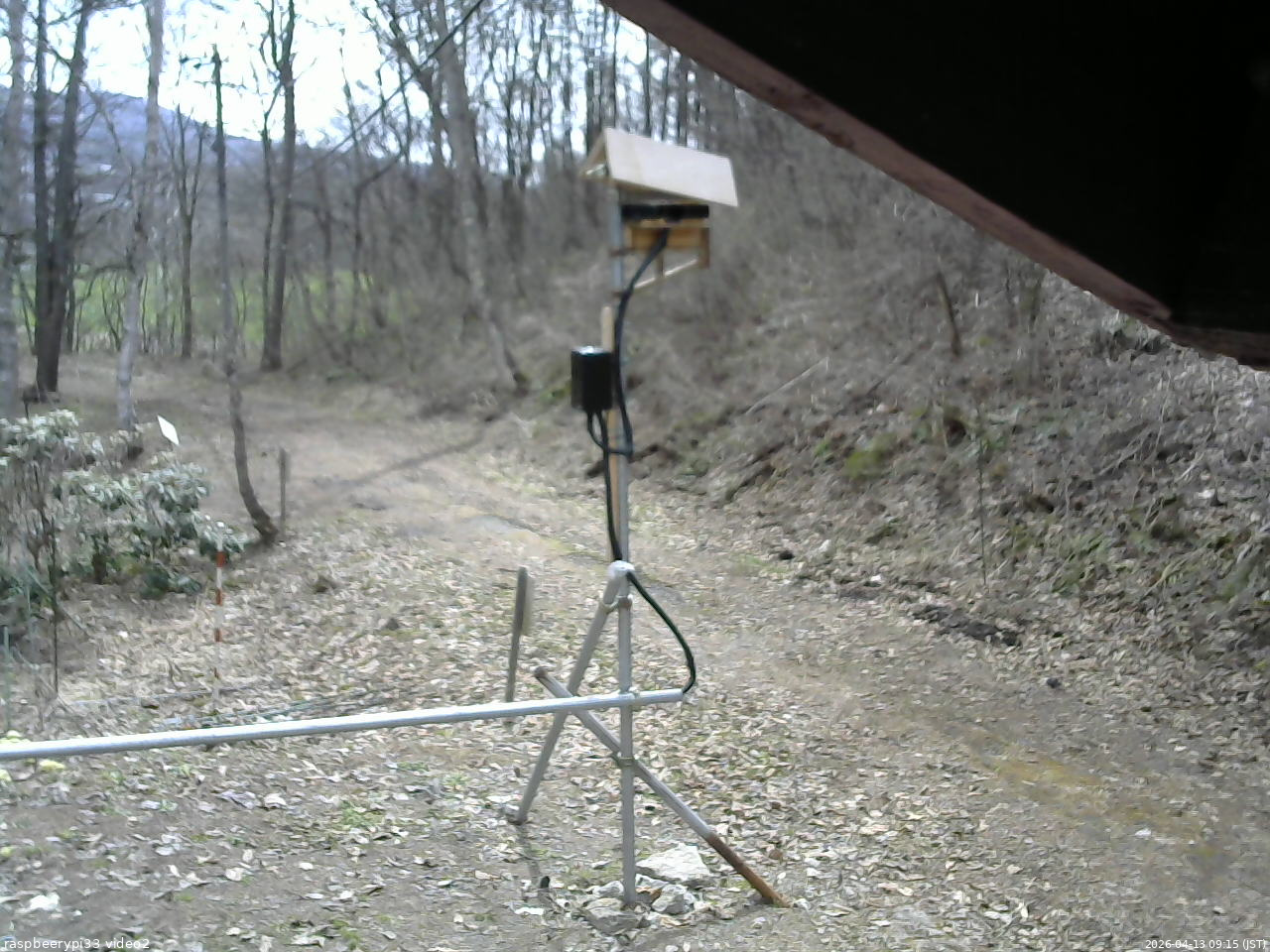 長野県菅平高原 ゆたか山荘 南側 2026/04/13 09:15