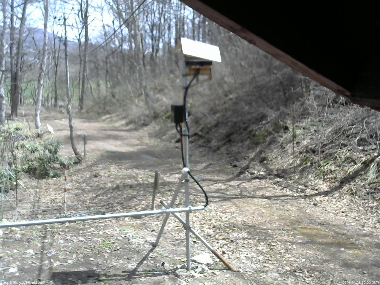 長野県菅平高原 ゆたか山荘 南側 2026/04/13 12:00