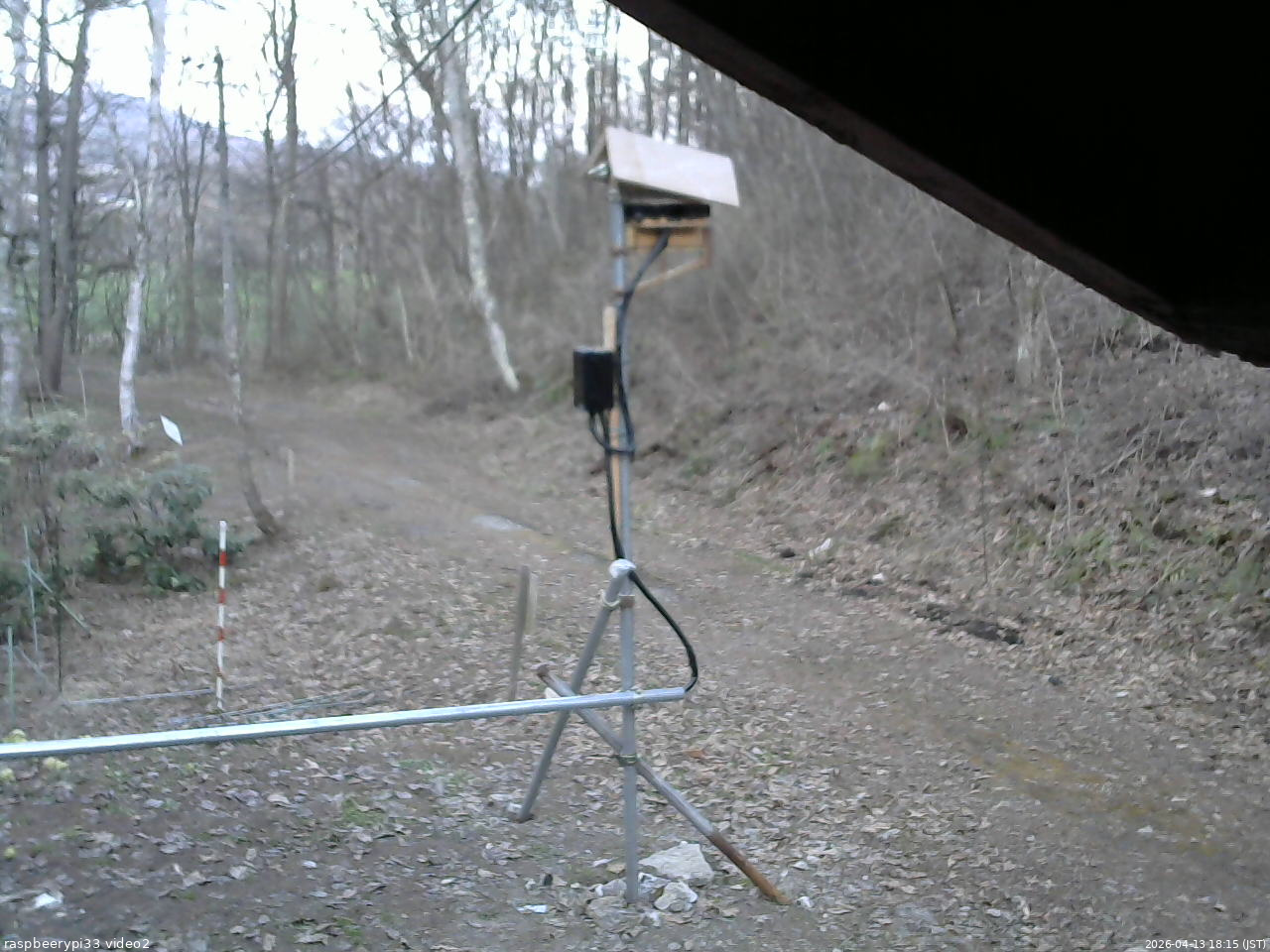 長野県菅平高原 ゆたか山荘 南側 2026/04/13 18:15