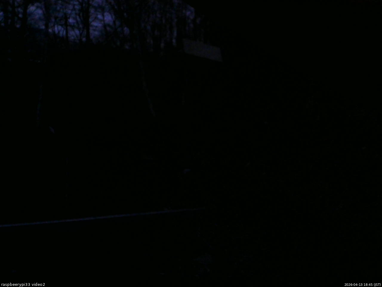 長野県菅平高原 ゆたか山荘 南側 2026/04/13 18:45