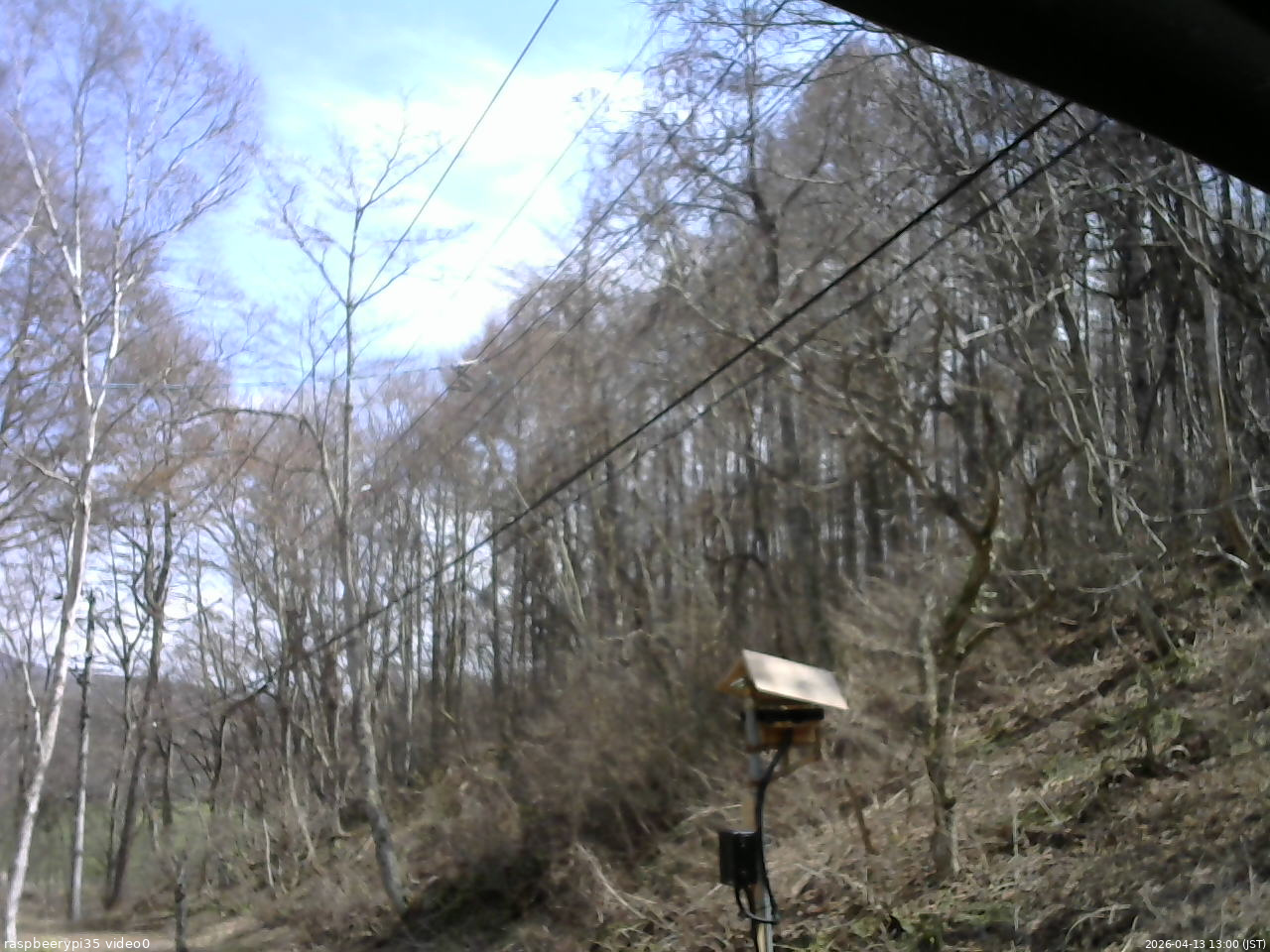 長野県菅平高原 ゆたか山荘 温度計 2026/04/13 13:00