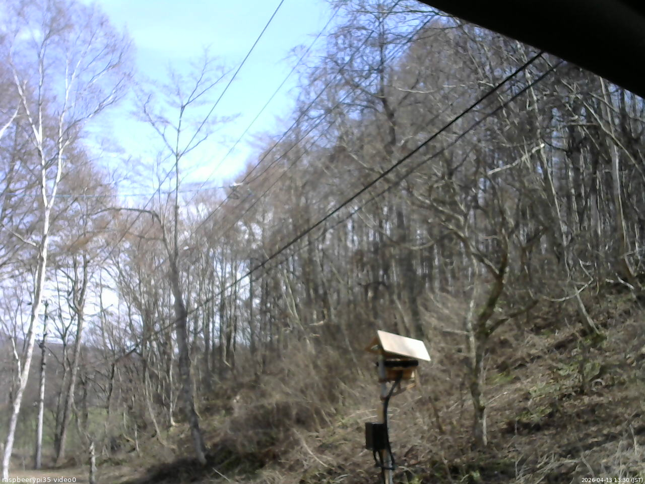 長野県菅平高原 ゆたか山荘 温度計 2026/04/13 13:30